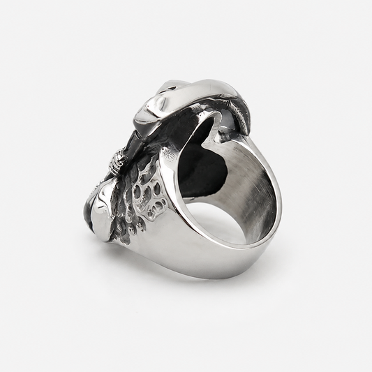 Stainless Steel Grim Reaper Ring