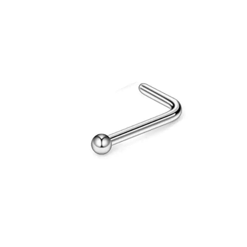 Ball L Bend Nose Stud