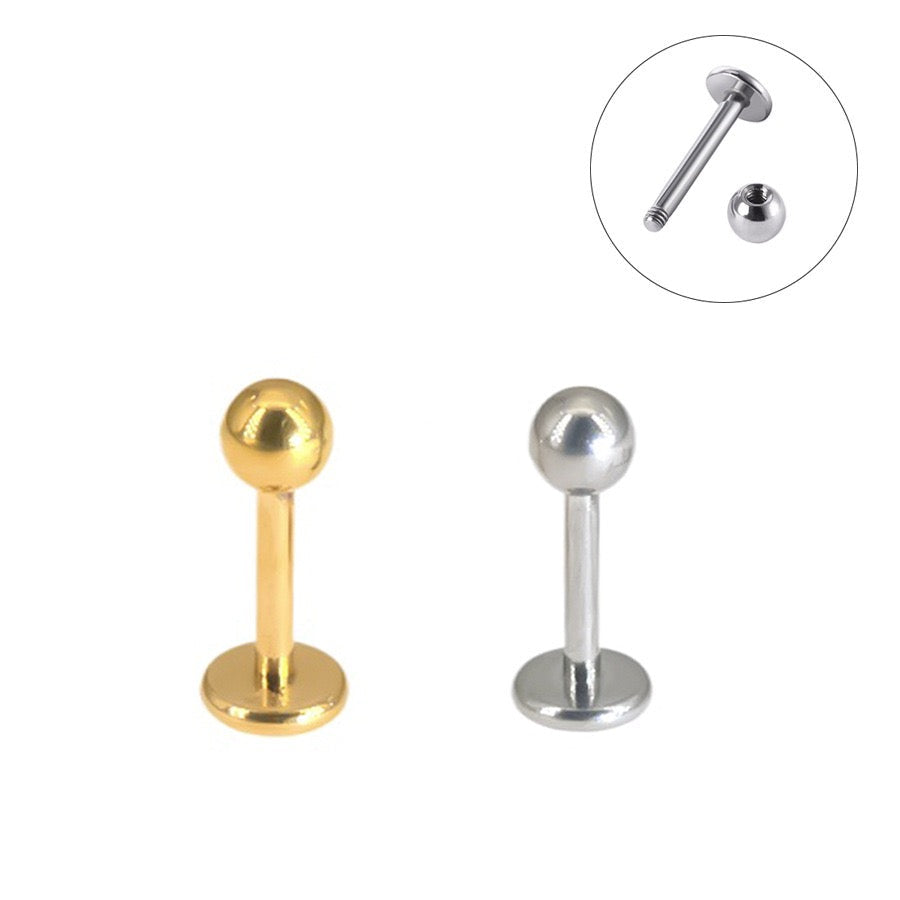 G23 Titanium Ball Stud Earrings
