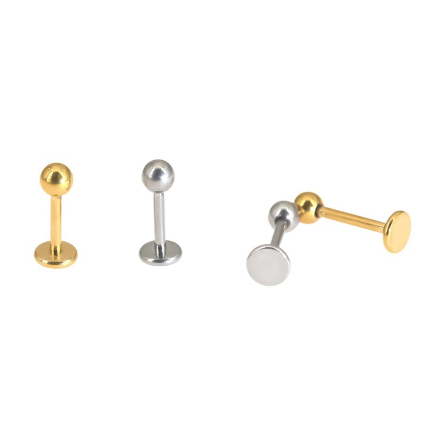 G23 Titanium Ball Stud Earrings