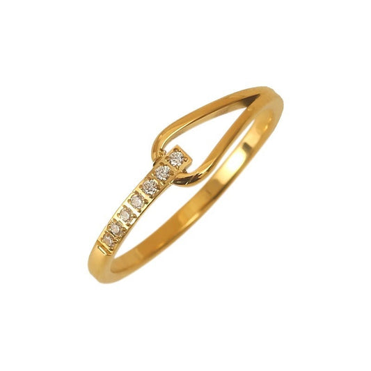 Minimalist CZ Marquise Ring – Stainless Steel