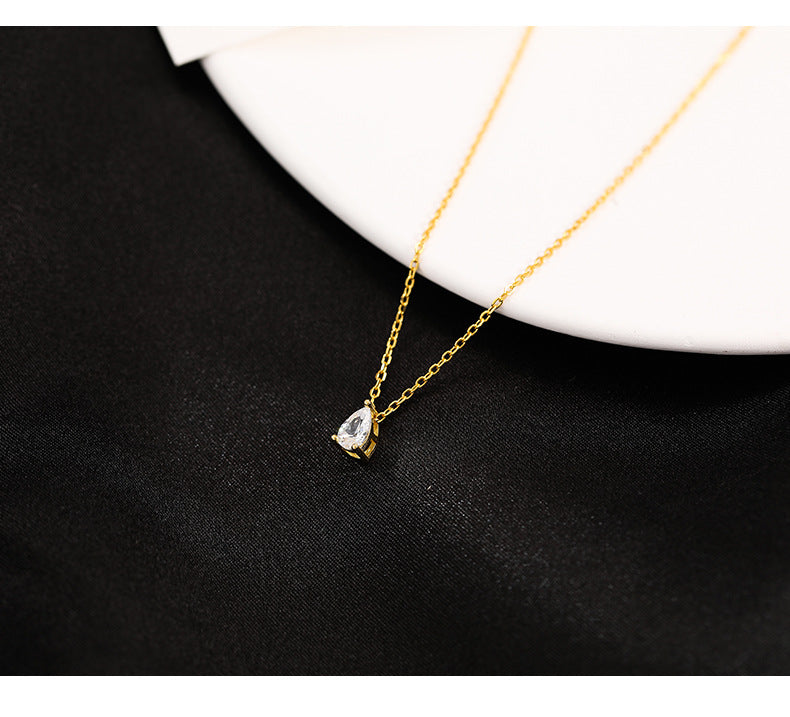 Sterling Silver Drop Necklace