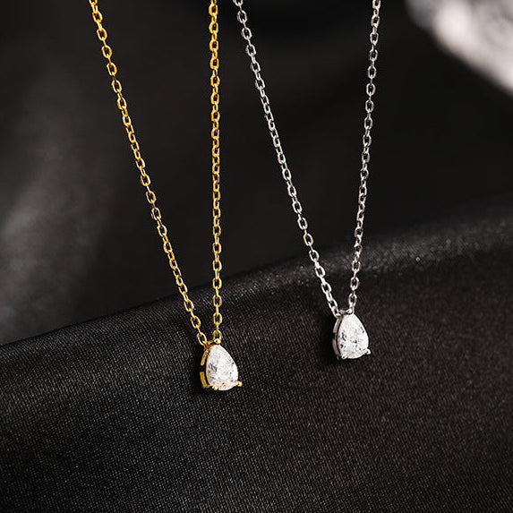 Sterling Silver Drop Necklace