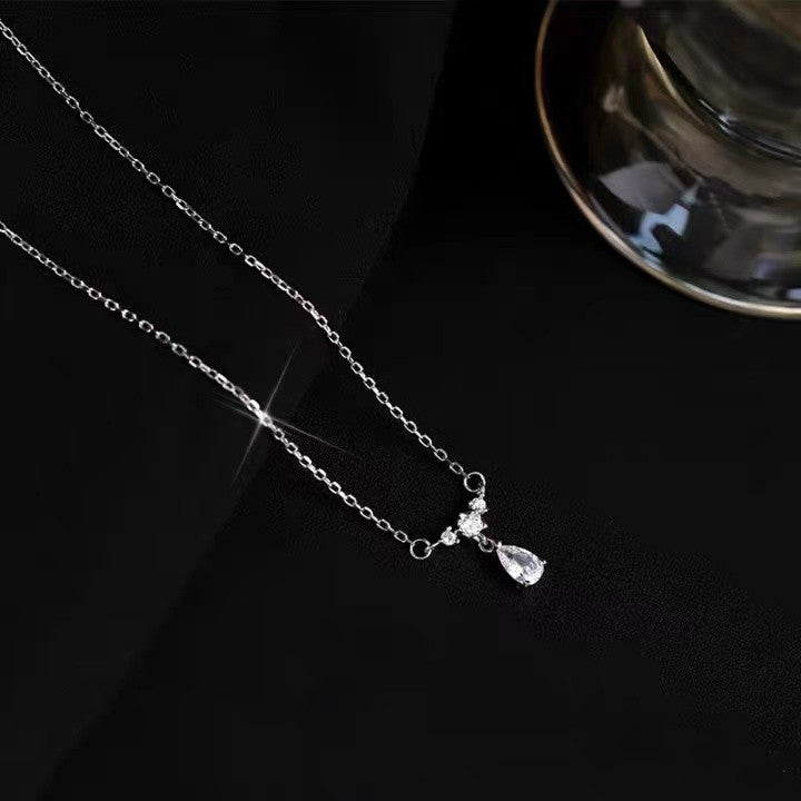 Water Drop Sterling Silver Necklace