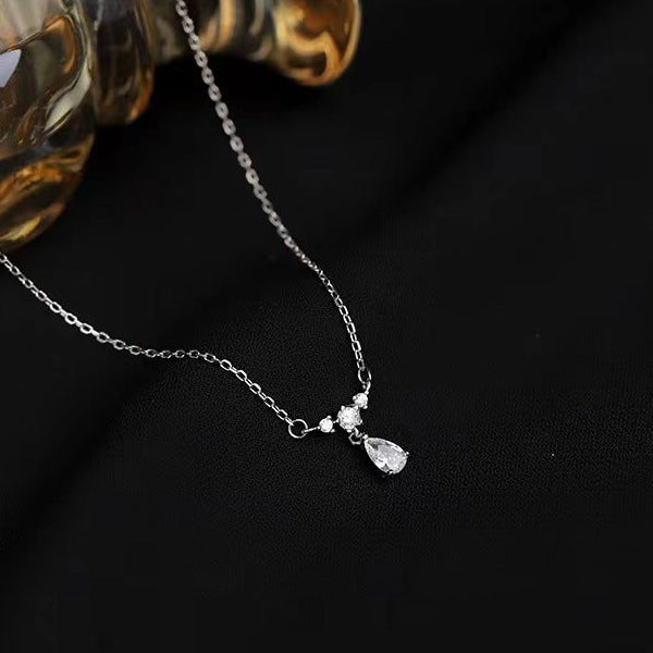 Water Drop Sterling Silver Necklace